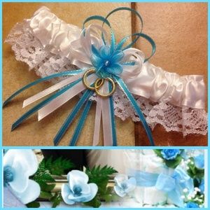 💍💙SOMETHING BLUE, SOMETHING BORROWED WEDD GARTER