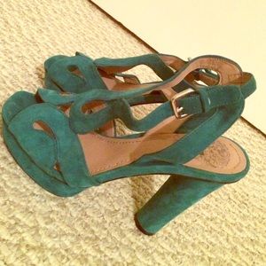 Teal/Green Vince Camuto Heels