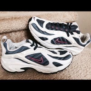 (10.0) Blue and Pink Nike faux lace Shoes