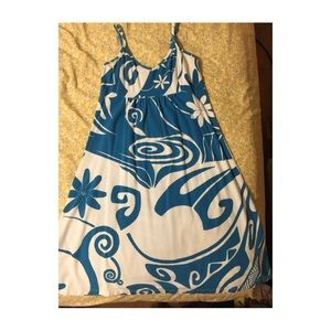 Wahine Toa spaghetti strap dress