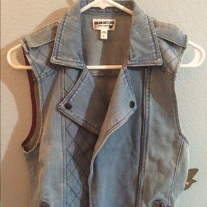 Jean vest, never worn!