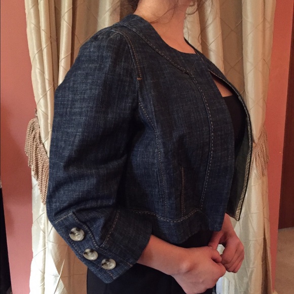 🍂Ann Taylor denim jacket🌸 - Picture 2 of 3