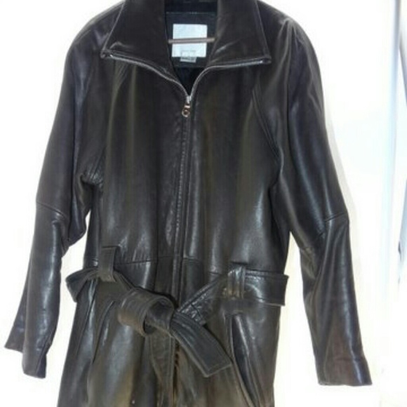 Andrew Marc Leather coat