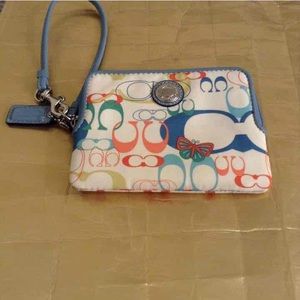 Coach Poppy Wristlet