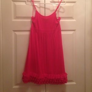 Express sundress with ruffle bottom