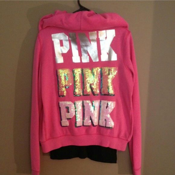 Pink hoodie