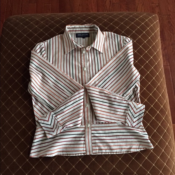Jones New York Striped Shirt