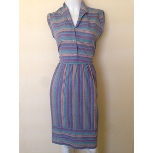 Striped vintage dress