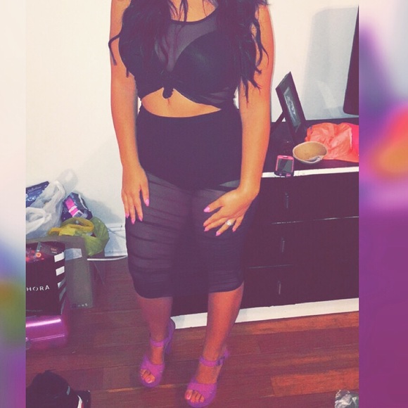 See thru dress