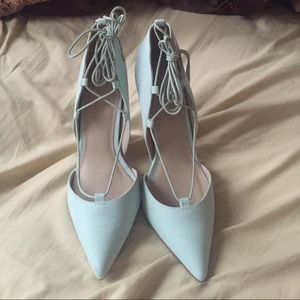 Lace up Pointed High Heels