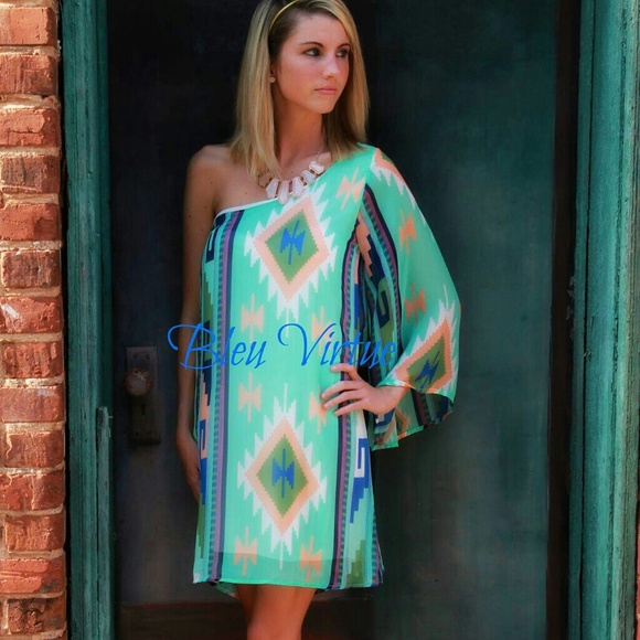 Aztec boutique dress