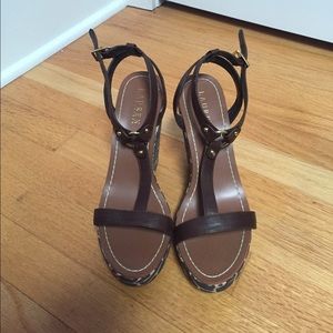 Ralph Lauren Animal Print Wedges