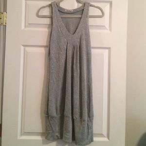 Silver, shirt dress