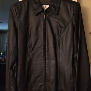 Genuine leather coat