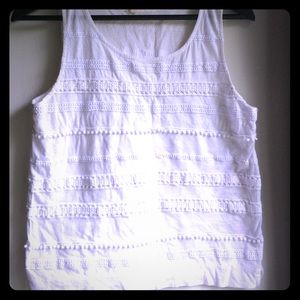J. Crew White Top {S}
