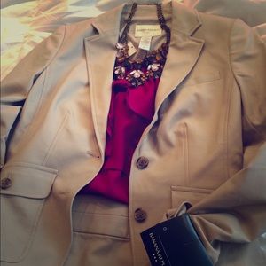 Banana Republic cotton khaki 2-piece suit