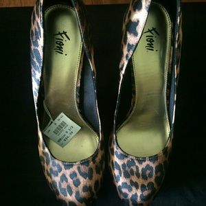 Cheetah print pumps