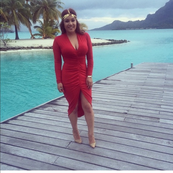 Red dress