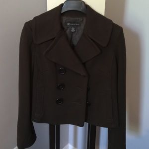 Chocolate brown short jacket