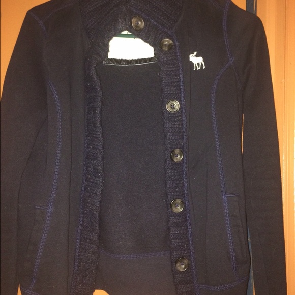 Abercrombie navy sweater
