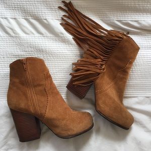 Jeffrey Campbell - the prance - suede heel boots