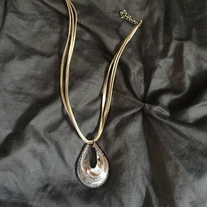 Gold and purple necklace