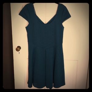 NWT Free People Fit and Flare Jade Crisscross sz M