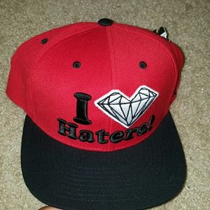I Love Haters Snapback Hat