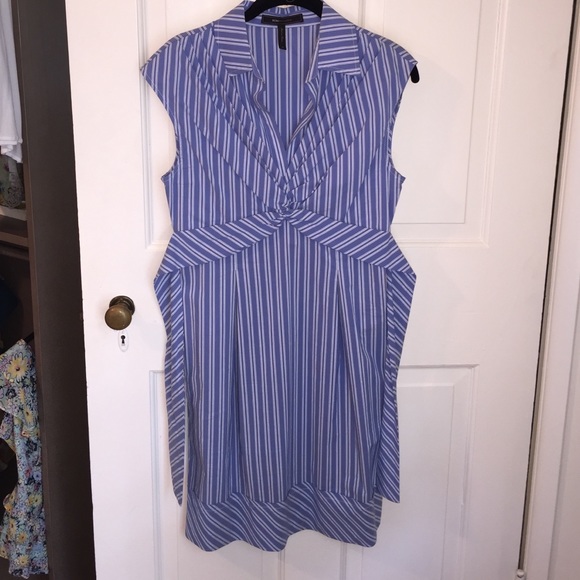BCBG Max Azria Stripe Collar Dress size 6