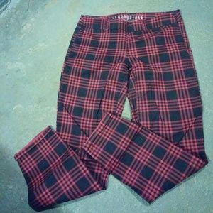 Plaid Citi Pants