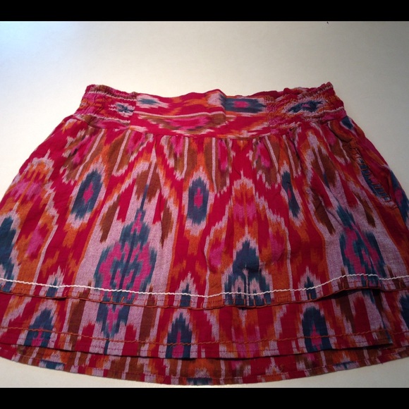 Hurley Bohemian tribal Aztec print skirt small