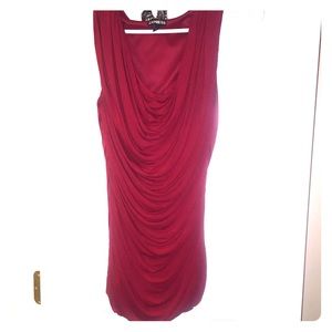 Express ruched dress shirt