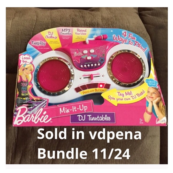 Barbie Mix it Up DJ Turntables - Picture 1 of 4