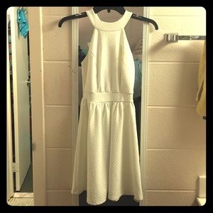 Charlotte Russe White racer back dress