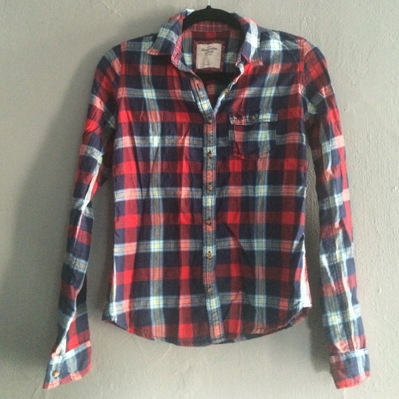 Abercrombie & Fitch plaid flannel