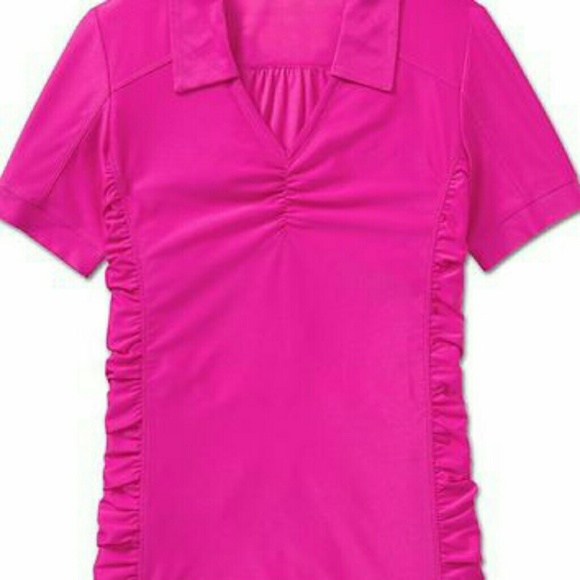Athleta size L Hot Pink Shirt