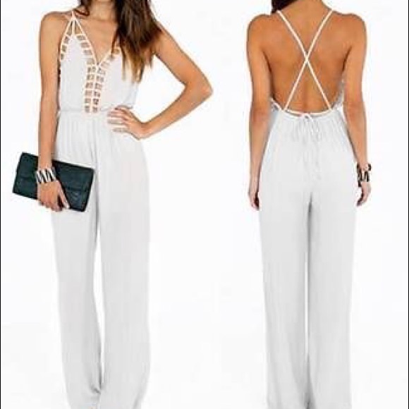 Open Back Jumpsuit
