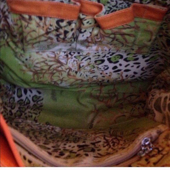 🔴Orange Handbag By Gilya - Picture 3 of 9