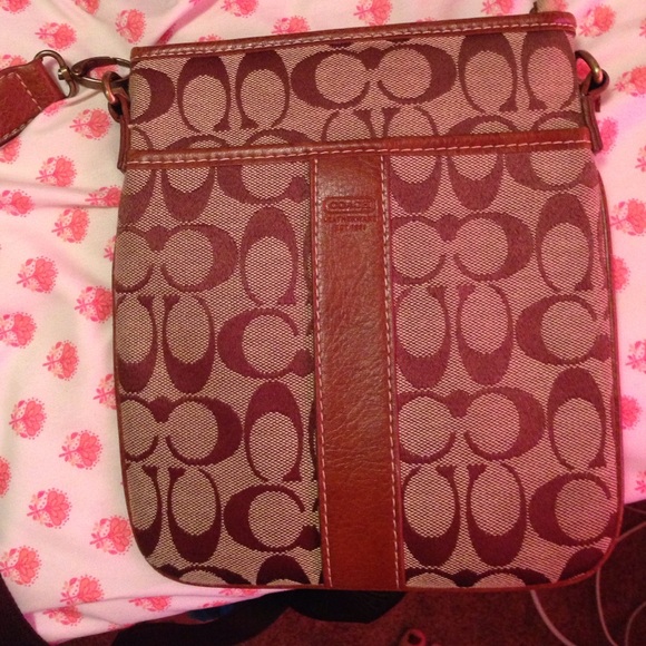 Coach cross body purse