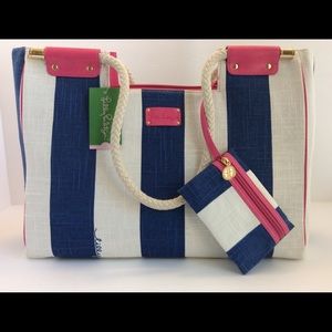 Lily Pulitzer Large Cabana Tote Bag NWT
