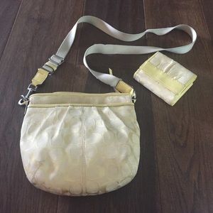 Coach Crossbody Purse + Matching Wallet