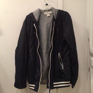 Navy Blue Bomber style jacket