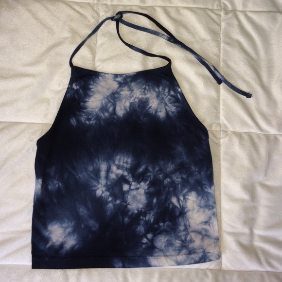 Brandy Melville tie dye halter top