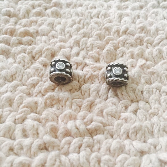 2 Authentic Pandora filler beads