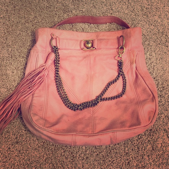 Juicy couture pink leather bag