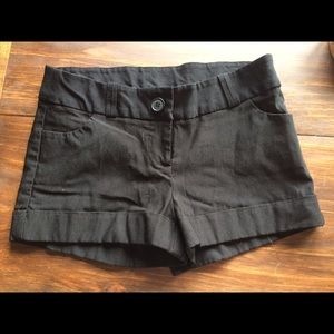 Black dress shorts