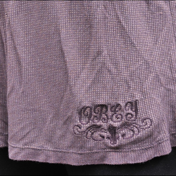 Obey scoop neck patterned top