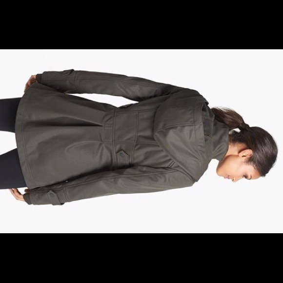 Zella Jackets & Blazers - Brand New Zella Long Soft Shell Olive Coat Jacket