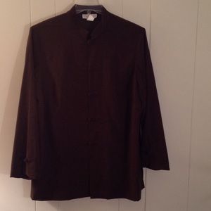 Brown suede jacket