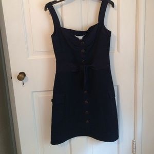 Diane Von Furstenberg NWT Navy Shift Dress size 8